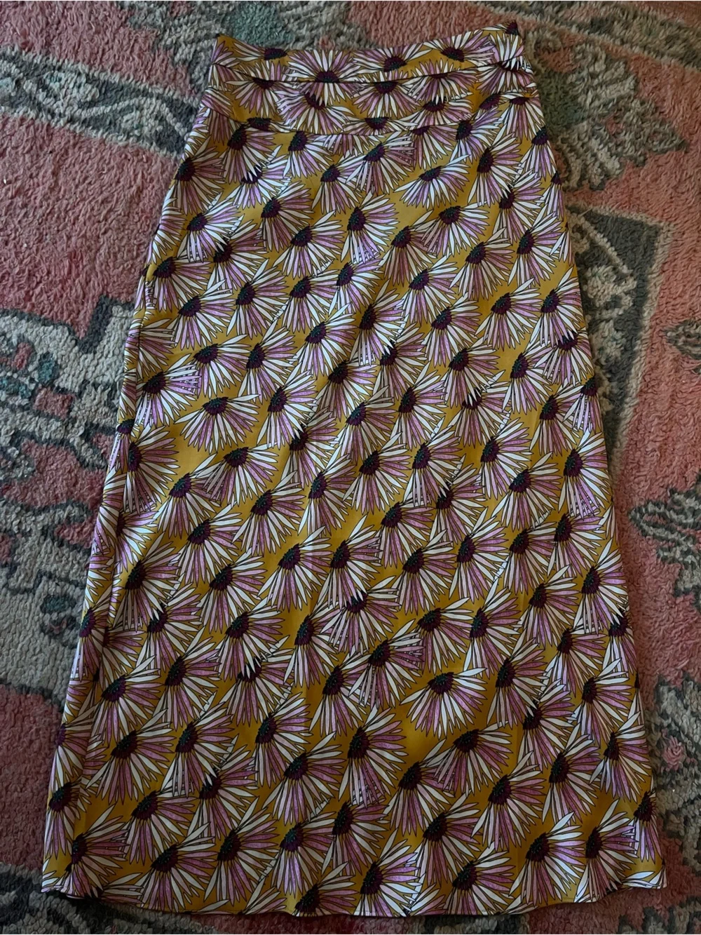 Free People Silk Midi Skirt - Picture 2 of 5